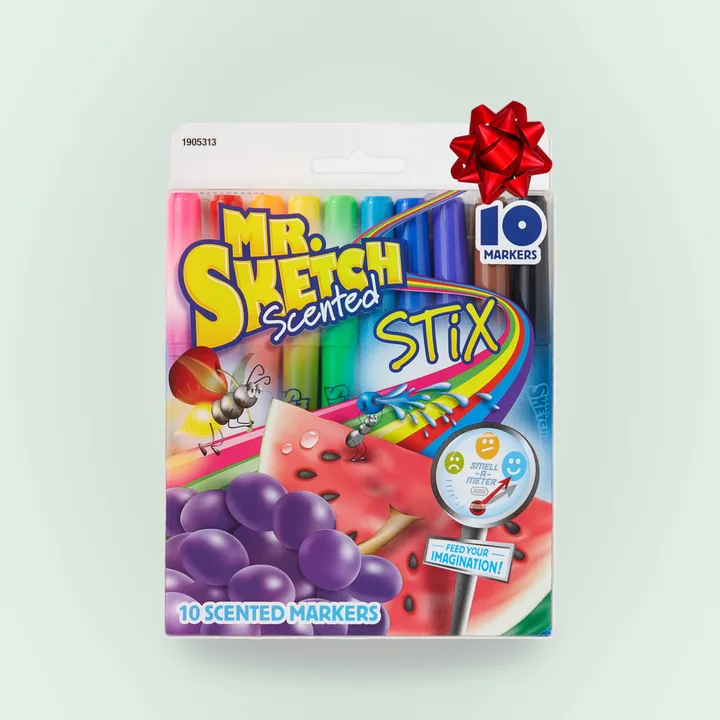 Ten scented markers