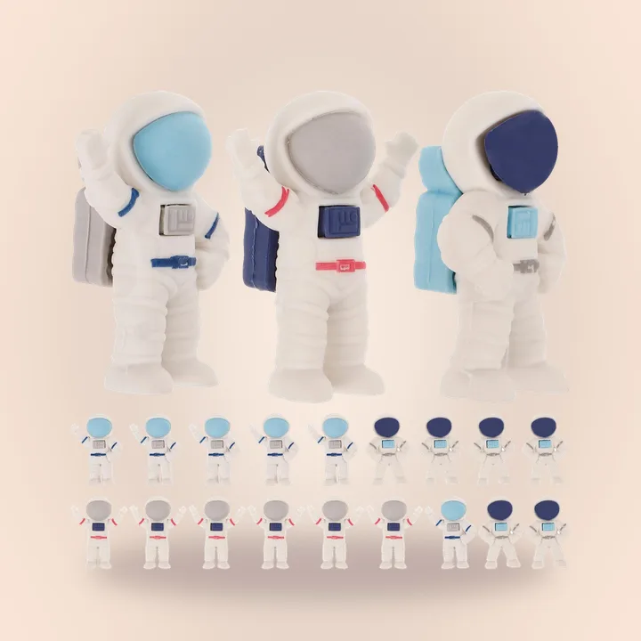 Astronaut-shaped erasers