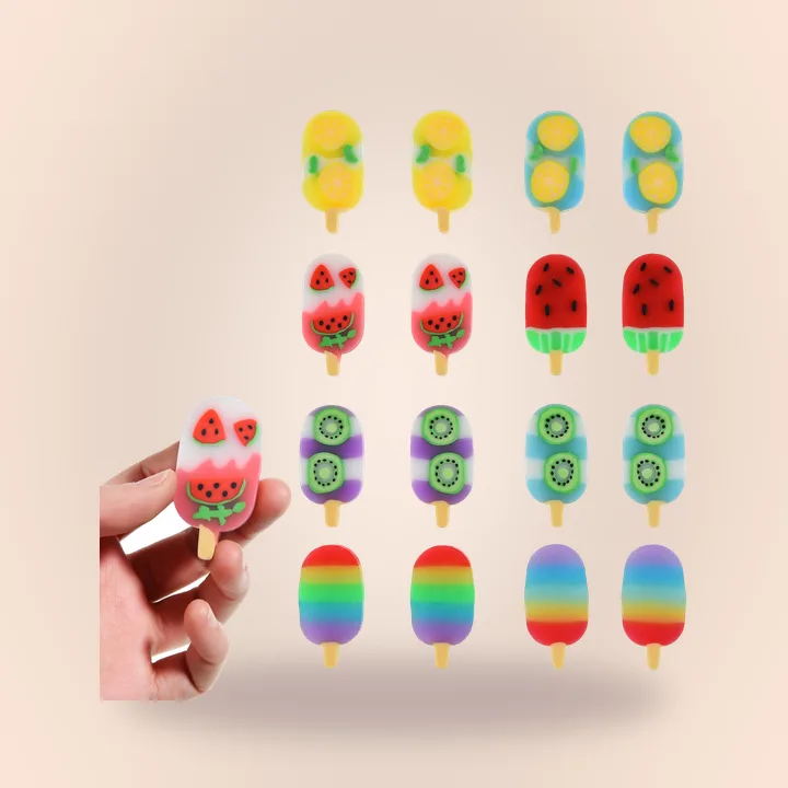 Ice cream shaped erasers
