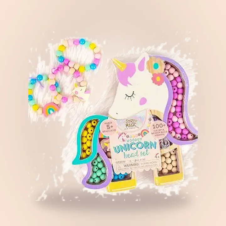 Unicorn bead jewelry set