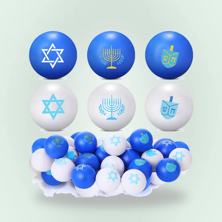 Hanukkah foam stress balls