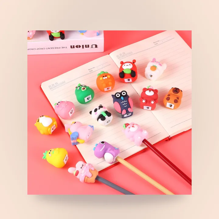 Cute handheld pencil sharpeners