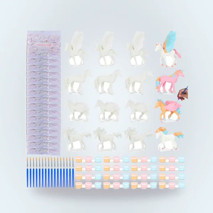 Unicorn painting party favor kits