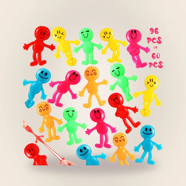 Stretchy bendable figures