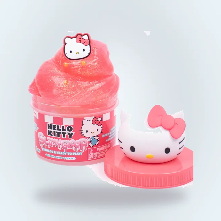 Hello Kitty glitter slime