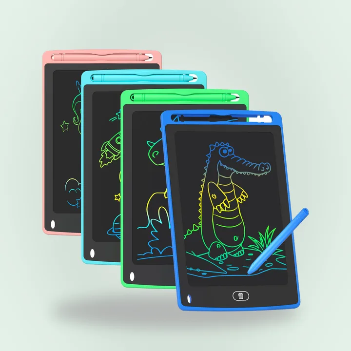 Four LCD doodle tablets