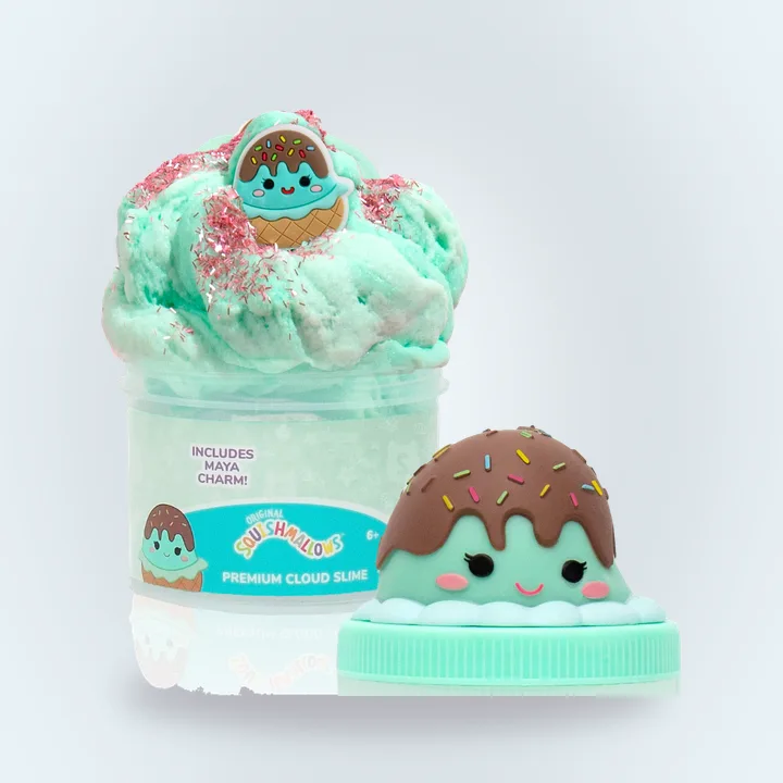 Squishmallows scented slime jar