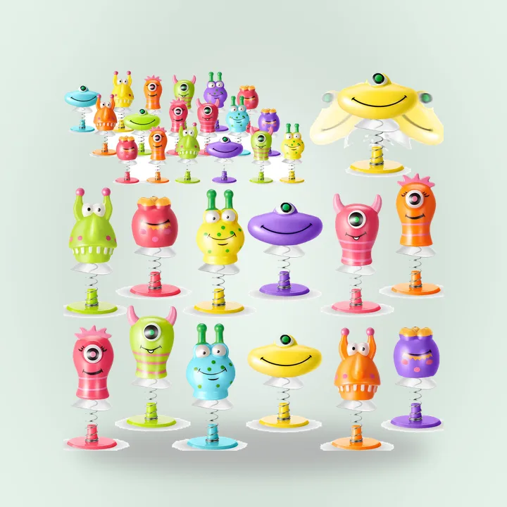 Big-eye animal spring launcher toys