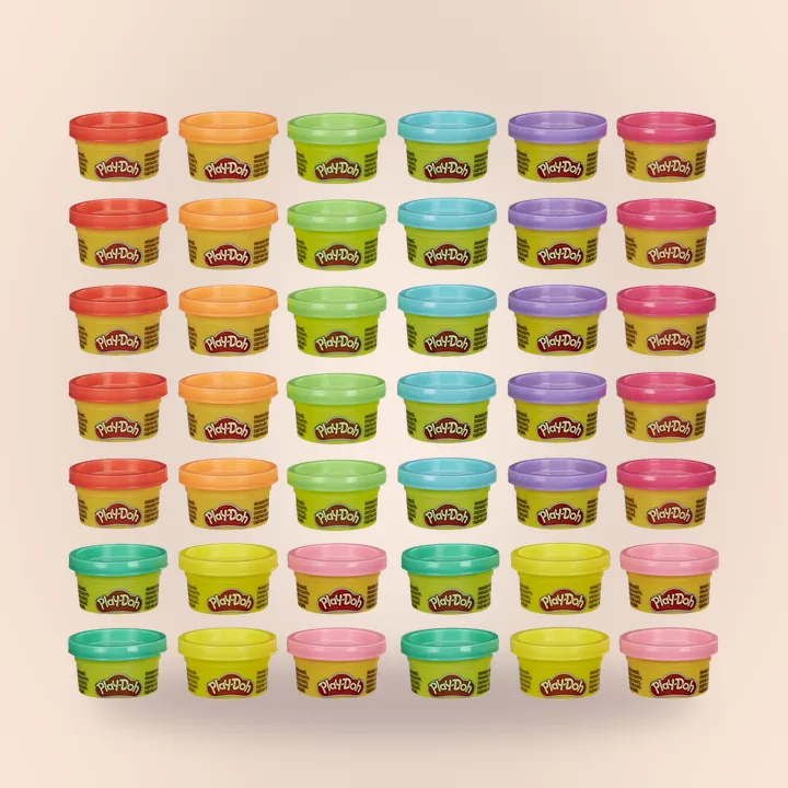 Play-Doh 1-ounce cans in a bulk pack