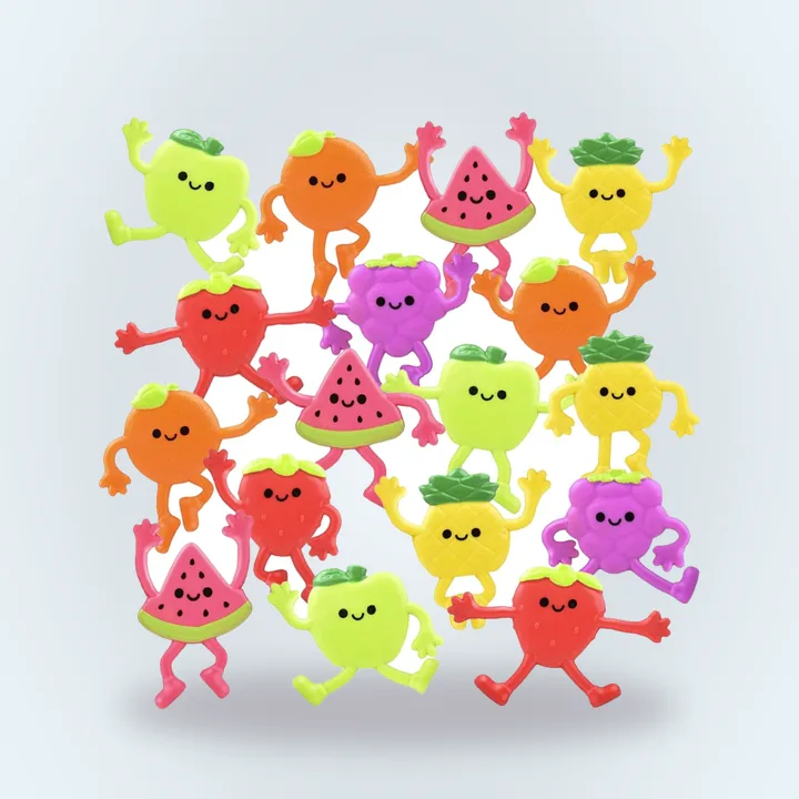 Mini bendable fruit toys