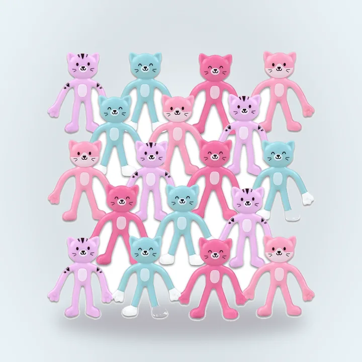 Mini bendable cat toys