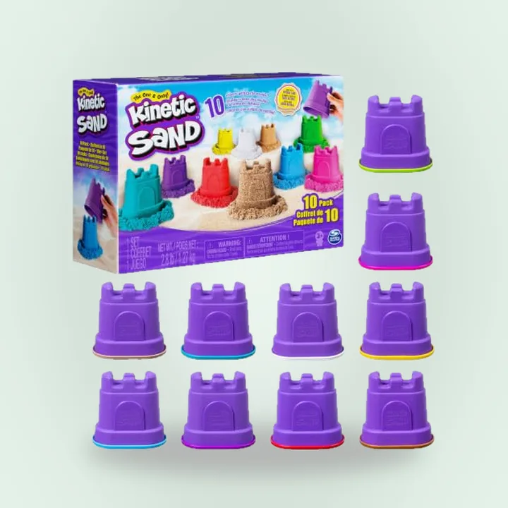 Kinetic Sand castle containers