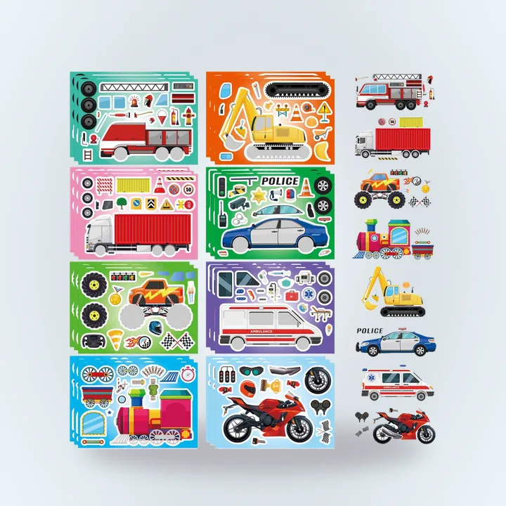 Make-your-own vehicle stickers