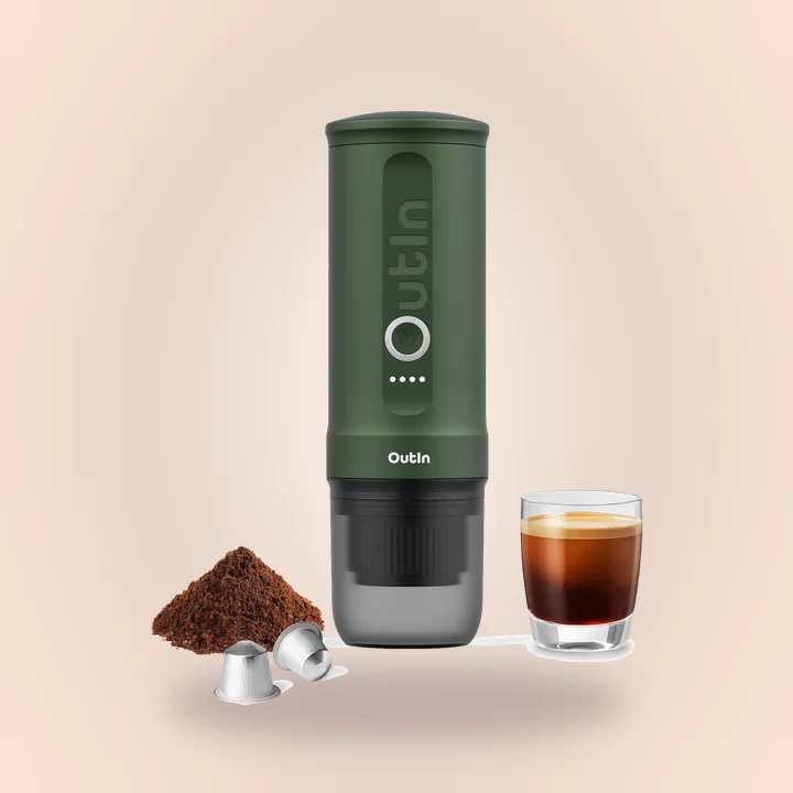 Portable electric espresso machine