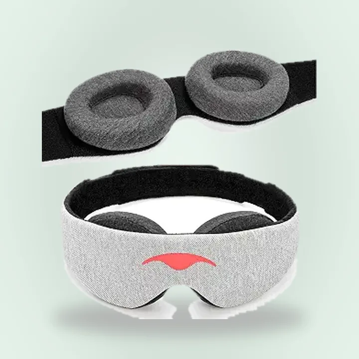 Black blackout sleep mask