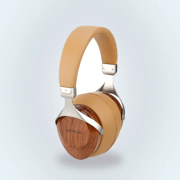 Rosewood over-ear headphones