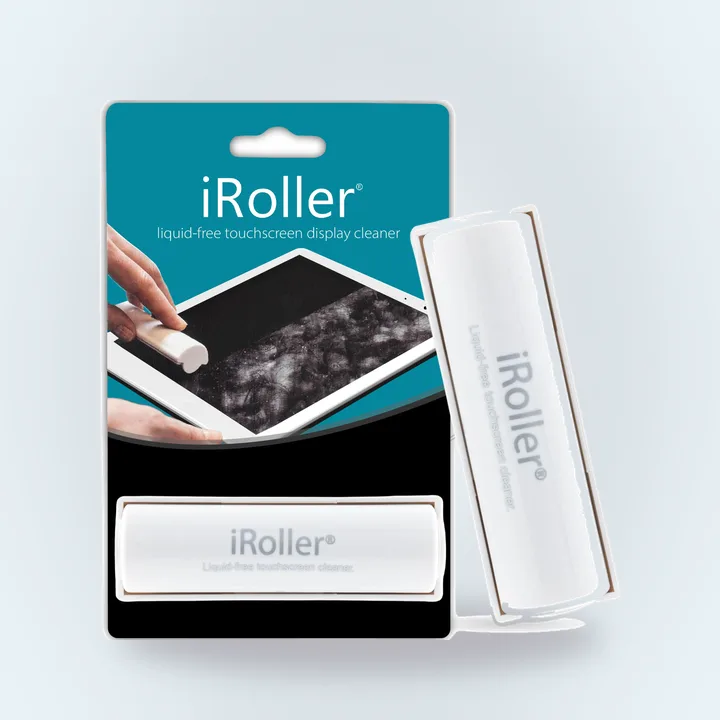 Handheld screen cleaning roller