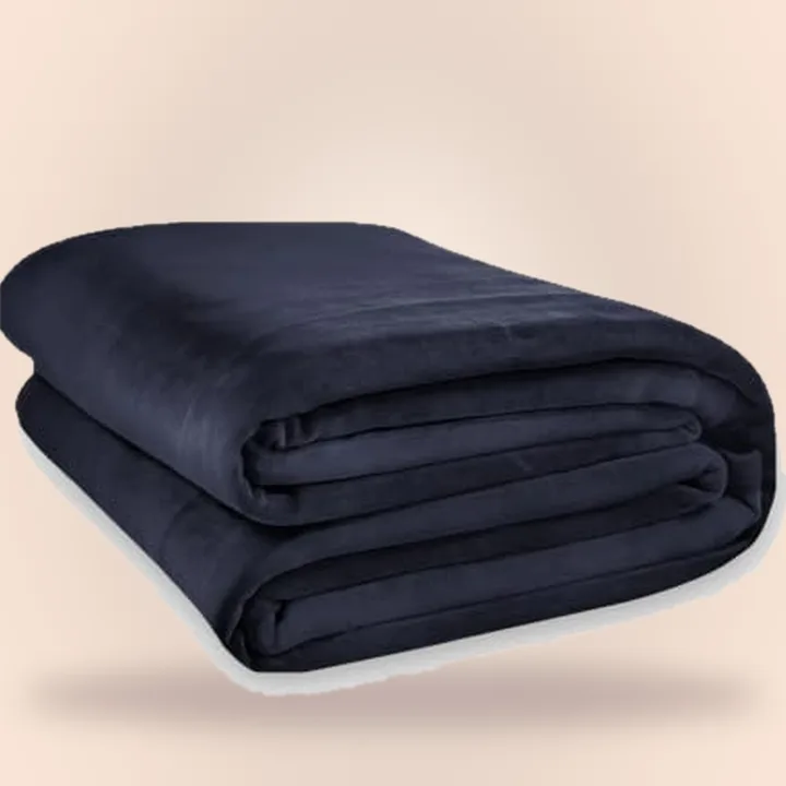 Navy Big Blanket Co stretch blanket