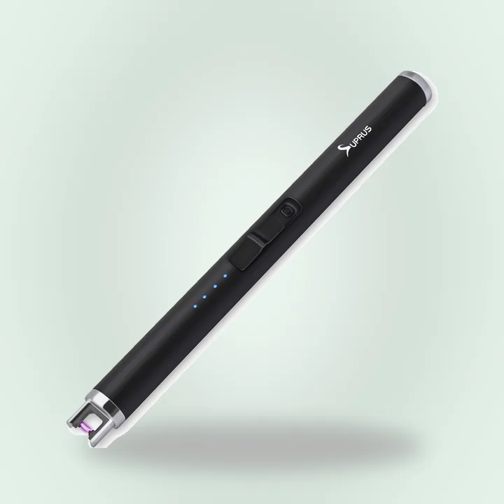 Black rechargeable electric lighter