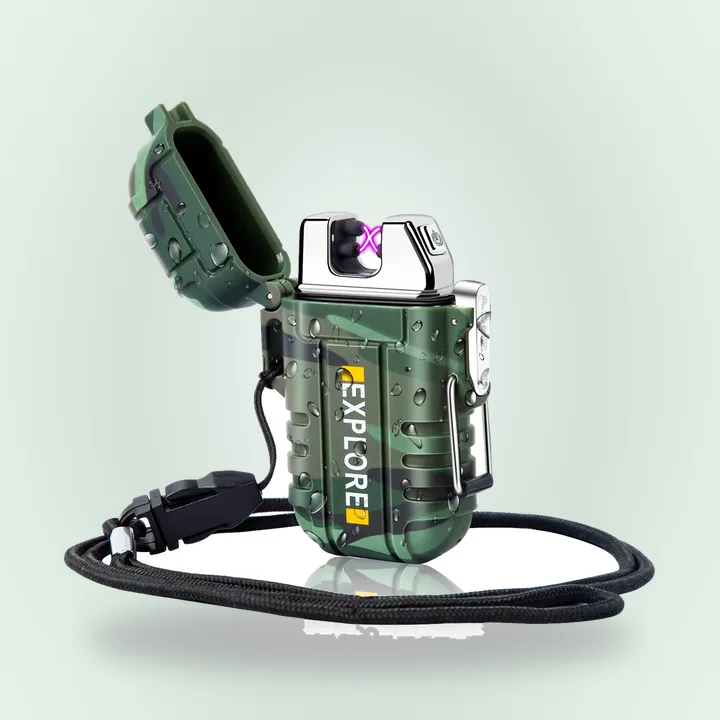 Electric dual arc lighter