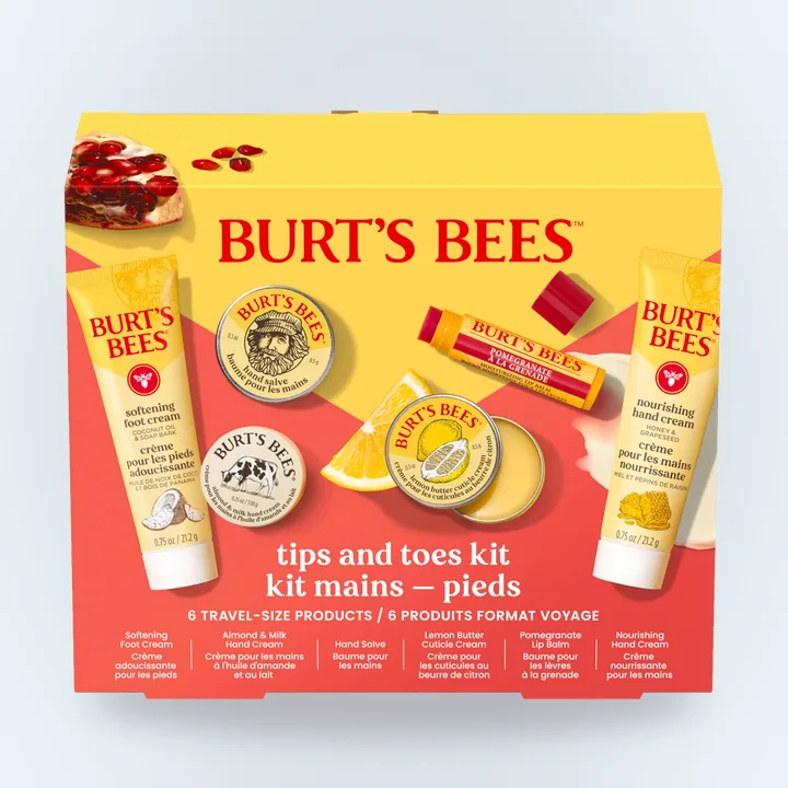 Burt’s Bees hand and foot kit