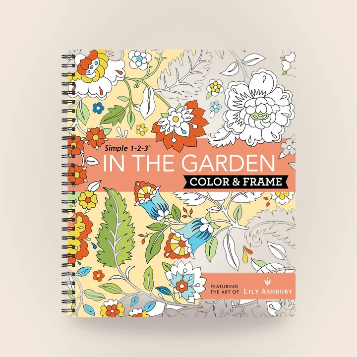 Adult coloring book cover