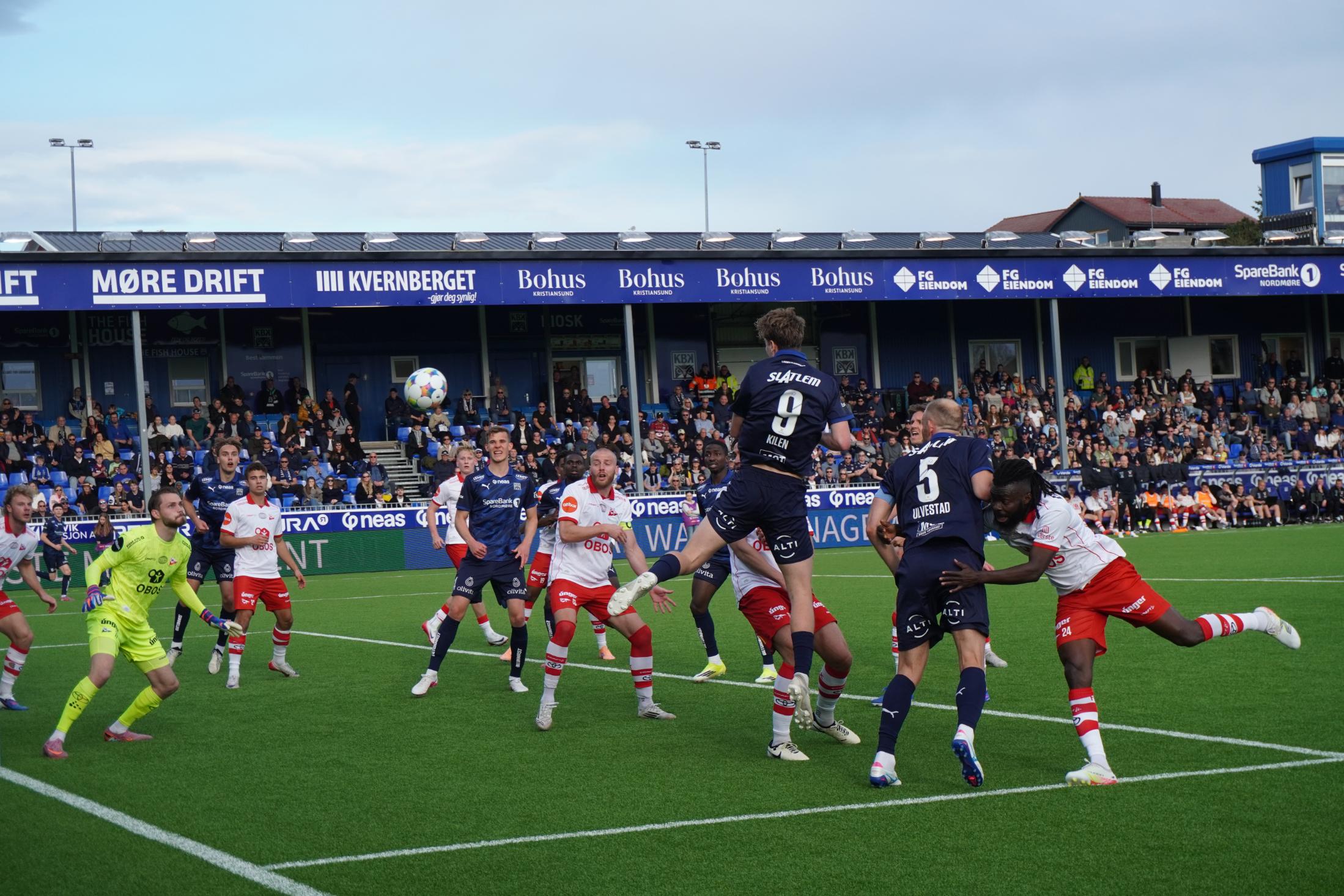 Kristiansund Ballklubb sikrer seier mot Fredrikstad