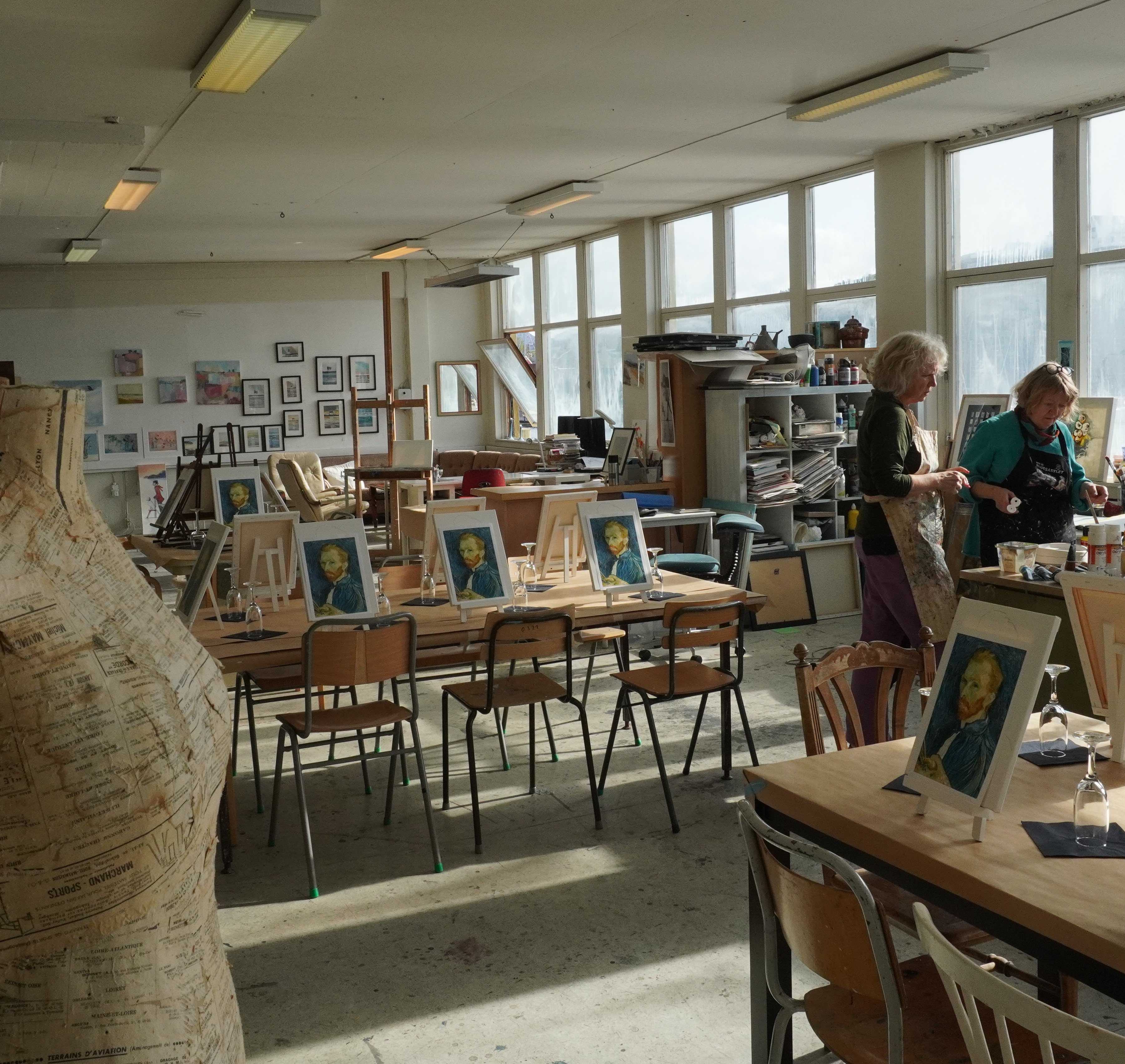 Kreativ utfoldelse på Goma Kunstverksted
