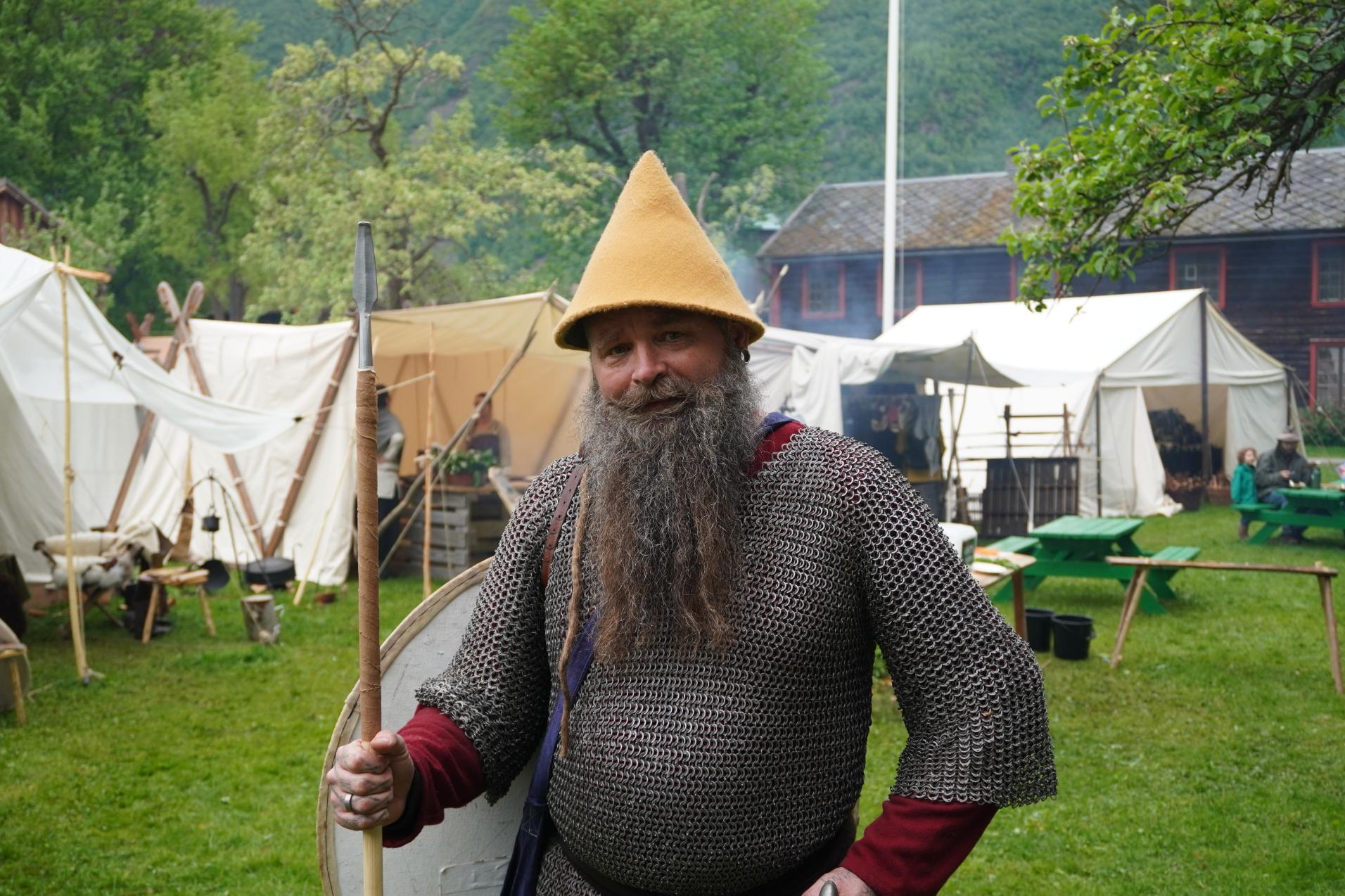 Årets første vikingmarked gjennomført på Leikvin