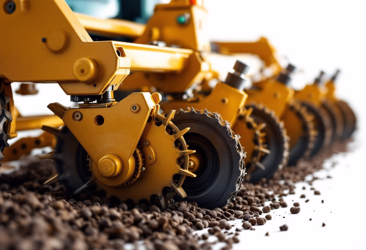 image of tractors in action for an agricultural services business