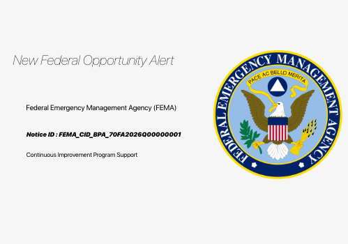 Strategic Opportunity: Architecting Resilience with FEMA's New Enterprise BPA