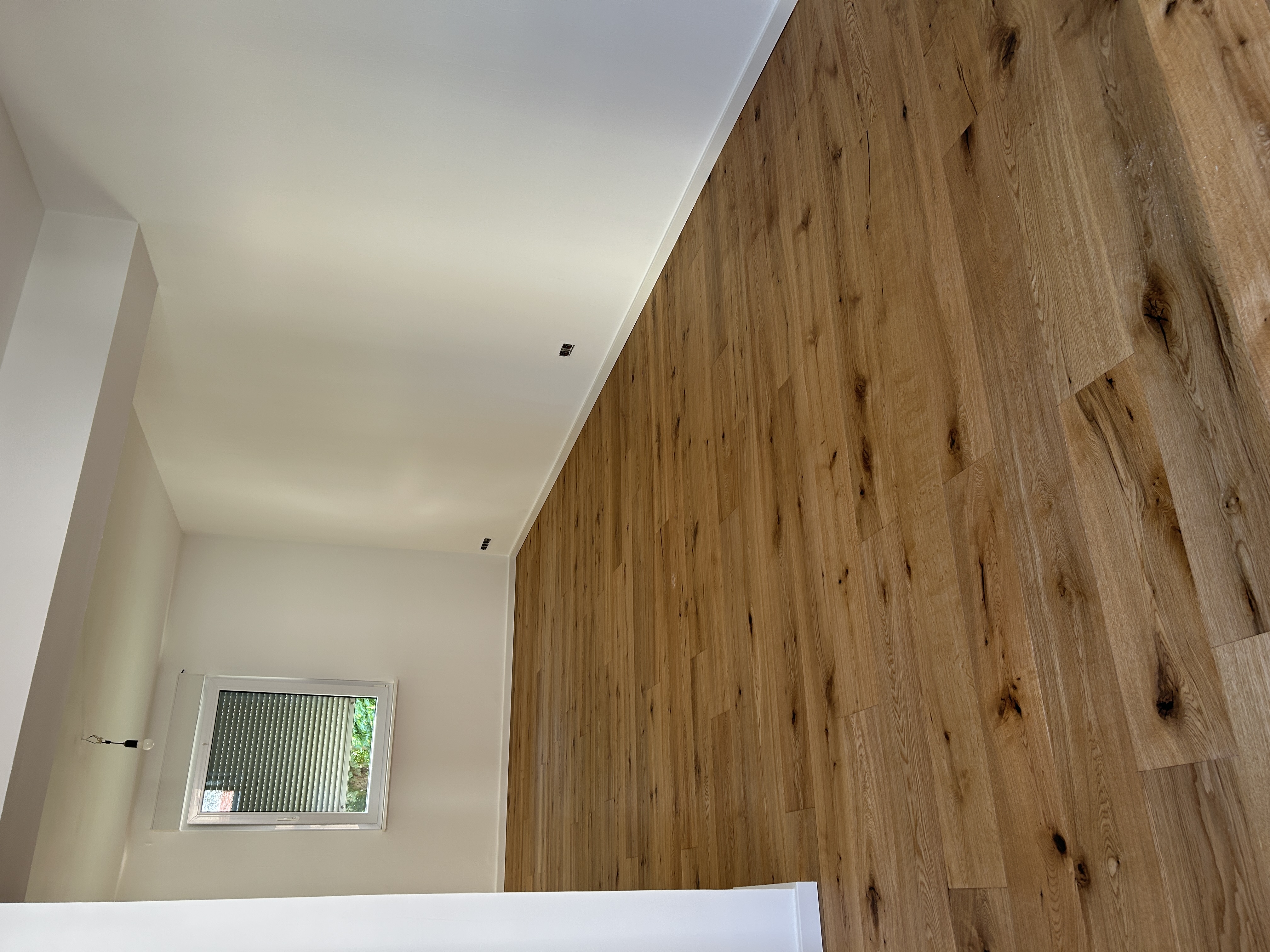 Verlegtes Eichenparkett als Landhausdiele in Viernheim.