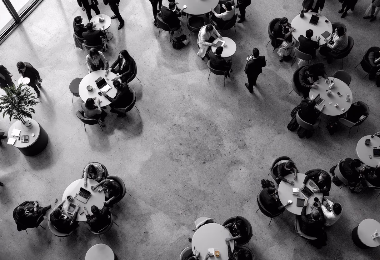 image of a tech conference (for a space tech)