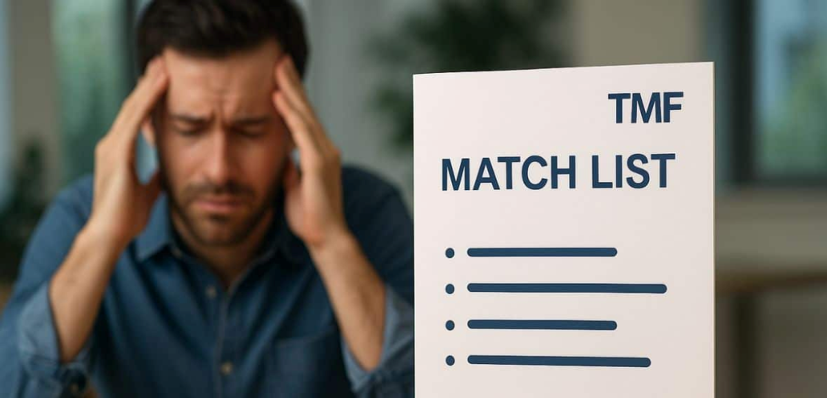 Illustration for MATCH list and TMF merchant account article