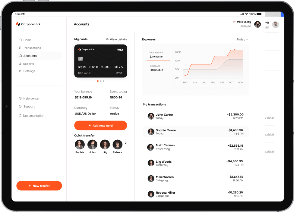 Earning Reports - Corpotech X Webflow Template