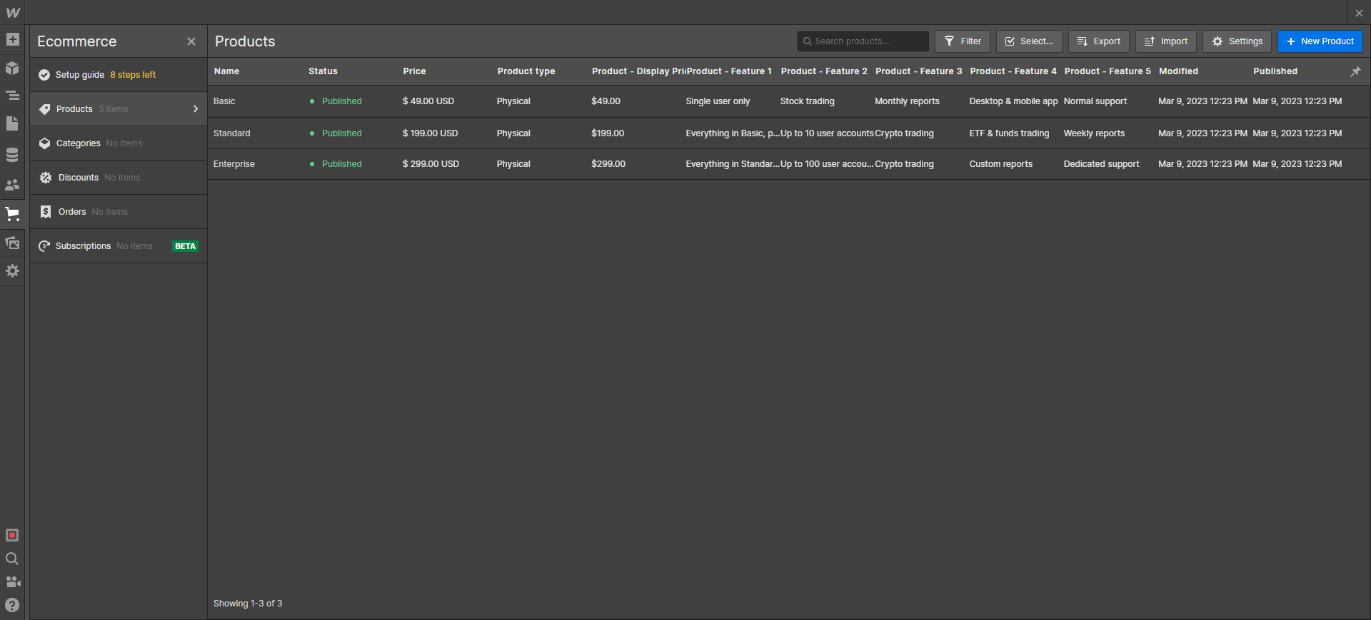 Corpotech X Webflow Template And Ui Kit Ecommerce Collection
