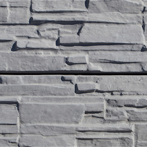 Grey stone concrete paver sample from The Paving Lab Company.