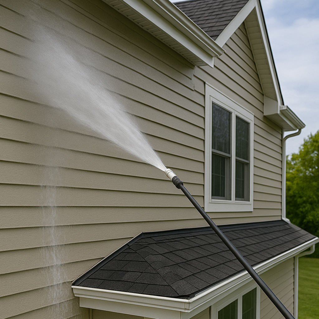 image of completed roof project for a roofing contractor