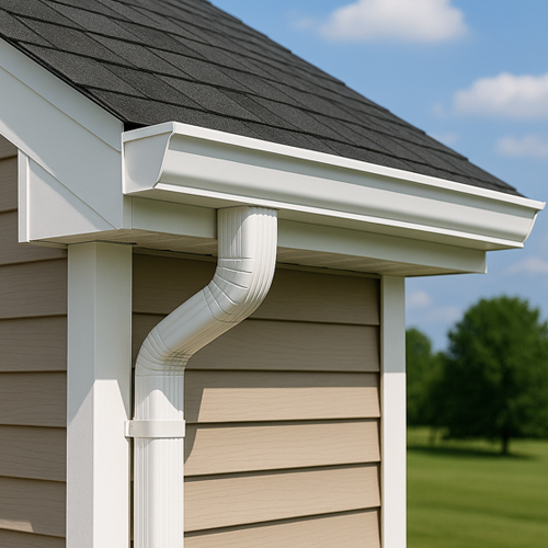 image of completed roof project for a roofing contractor