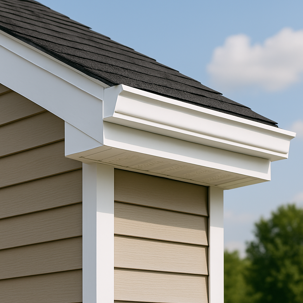 image of completed roof project for a roofing contractor