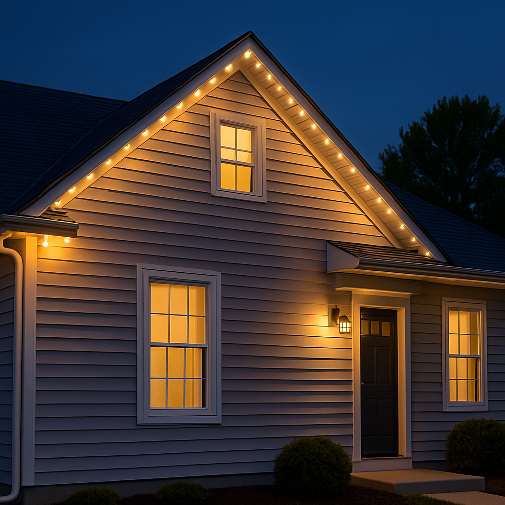 image of completed roof project for a roofing contractor