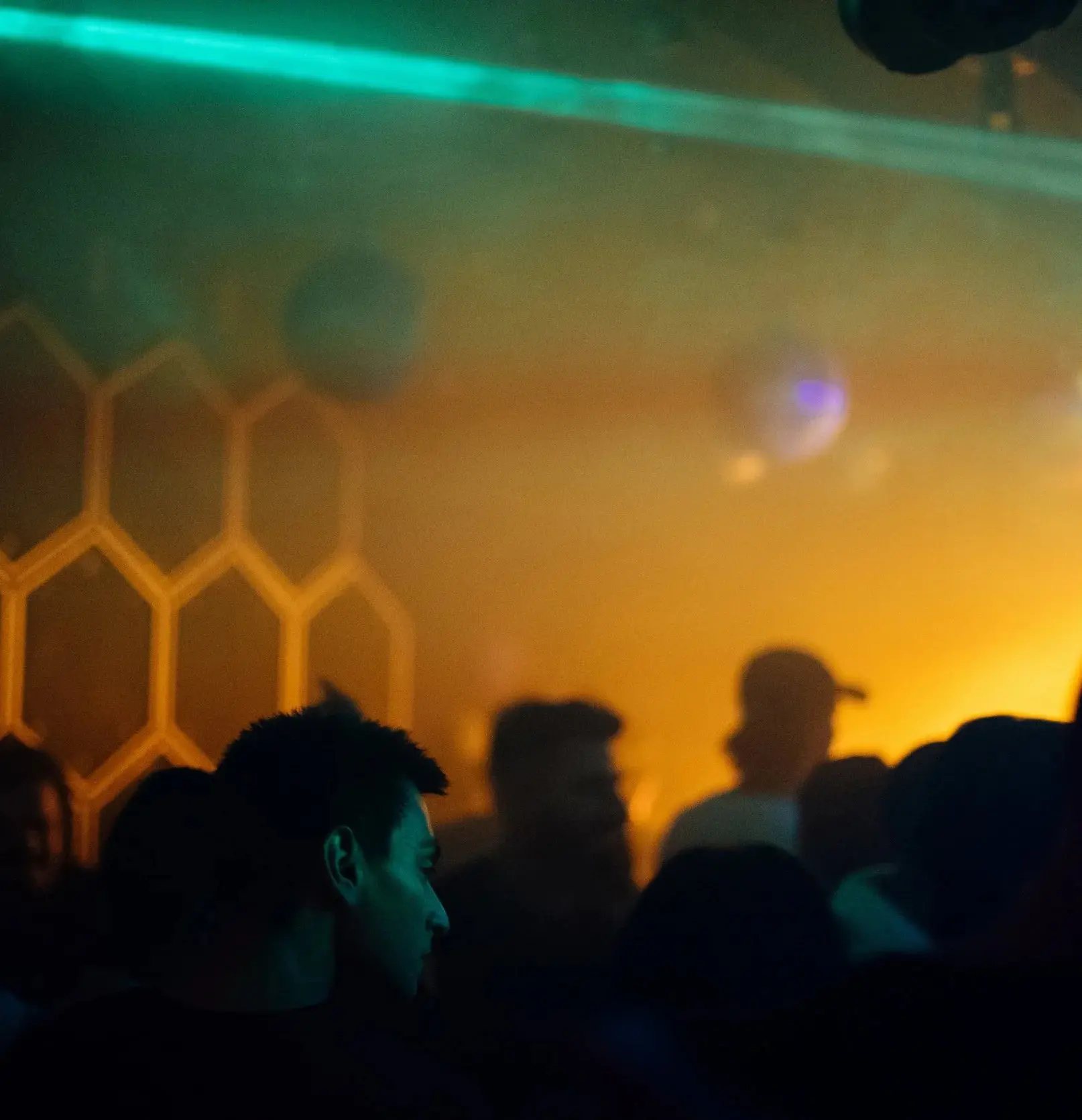 A packed dance floor at Gorgomish