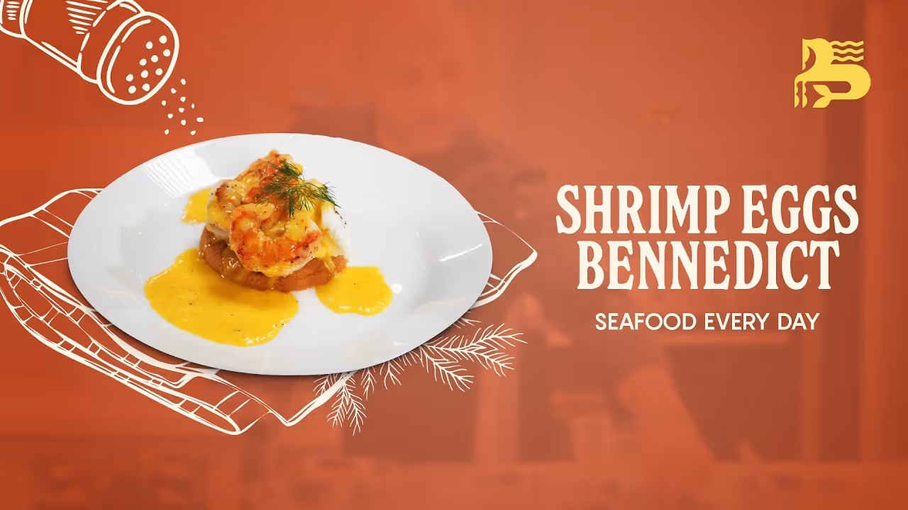  Shrimp Eggs Benedict | Seafood Everyday