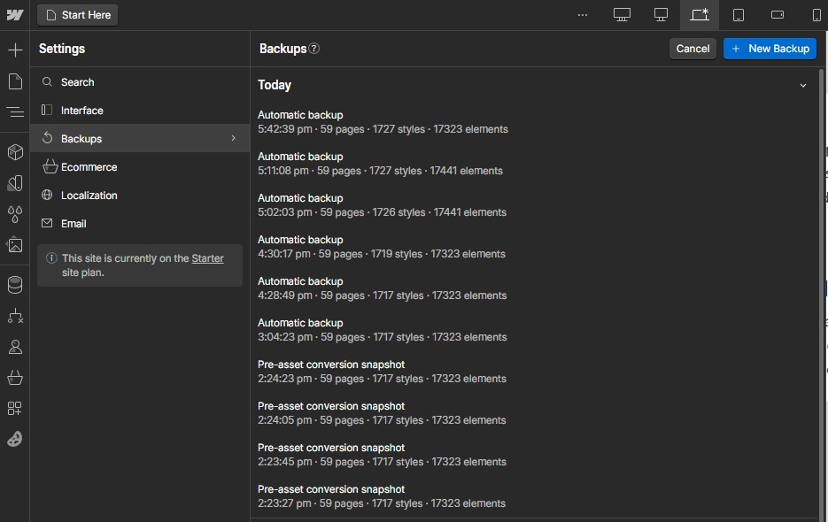 Volunteer X Webflow Template - and Ui Kit Backups