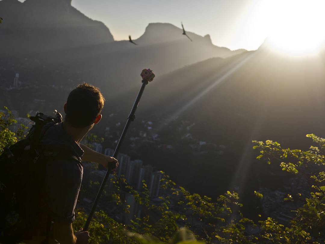 Hiking to the top of Dois Irmãos Mountain, in Rio de Janeiro