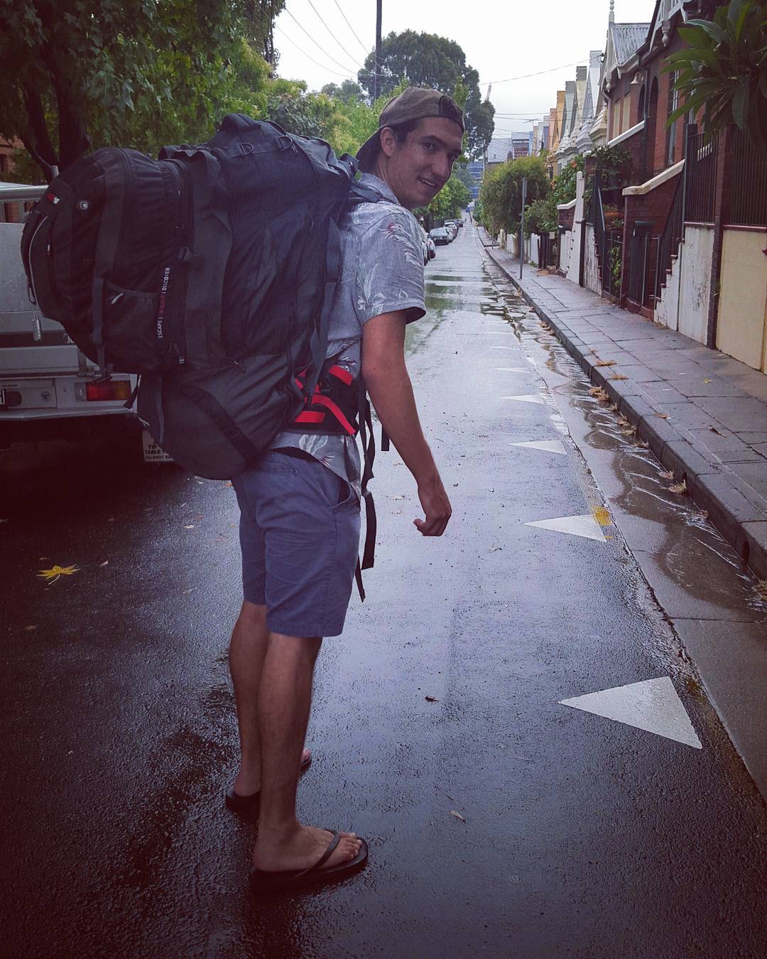 Daniel Bury backpacking around the world