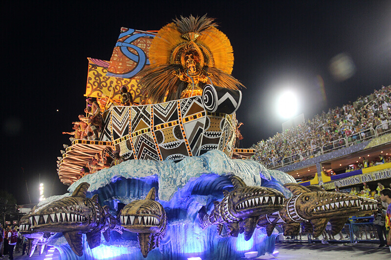 rio de janeiro carnaval desfile carro alegorico unidos vila isabel