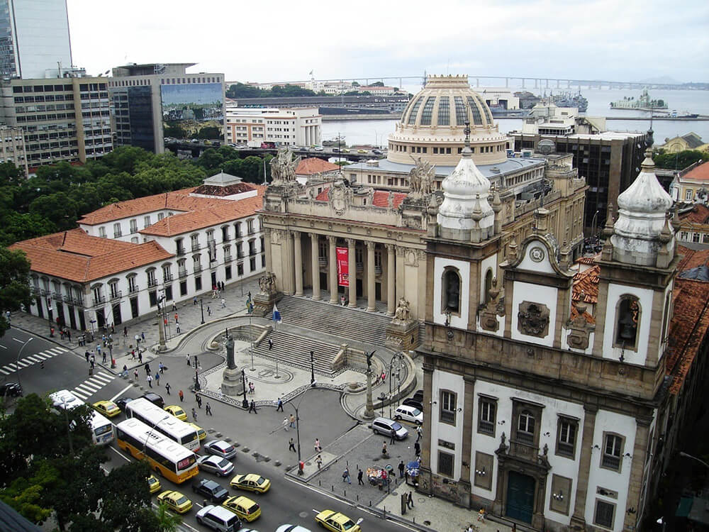 Paço Imperial Assembleia Legislativa and São José Church