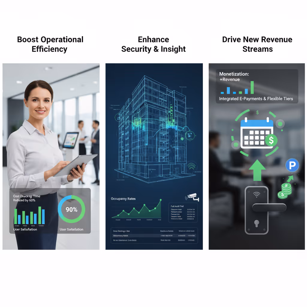A unified, cloud-based IoT platform that revolutionizes how you control access, manage visitors, and monetize facilities. Experience seamless security and operational efficiency for modern buildings. 