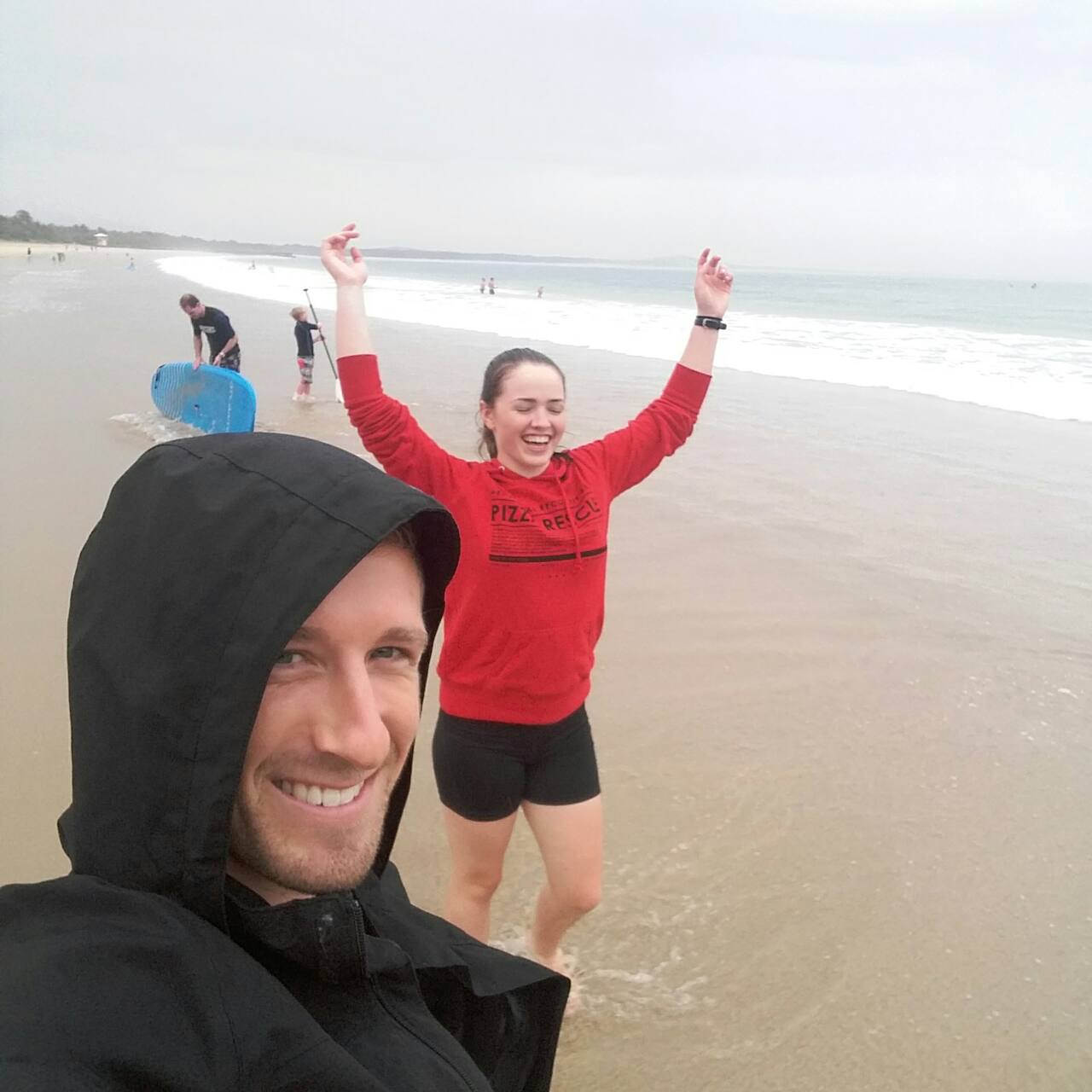 aerial view of a headland